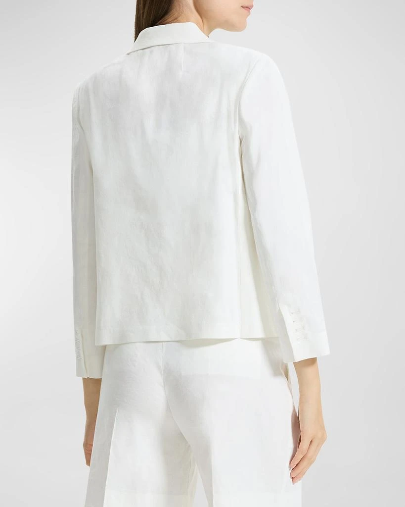 Theory Shrunken Patch-Pocket Blazer Jacket 4