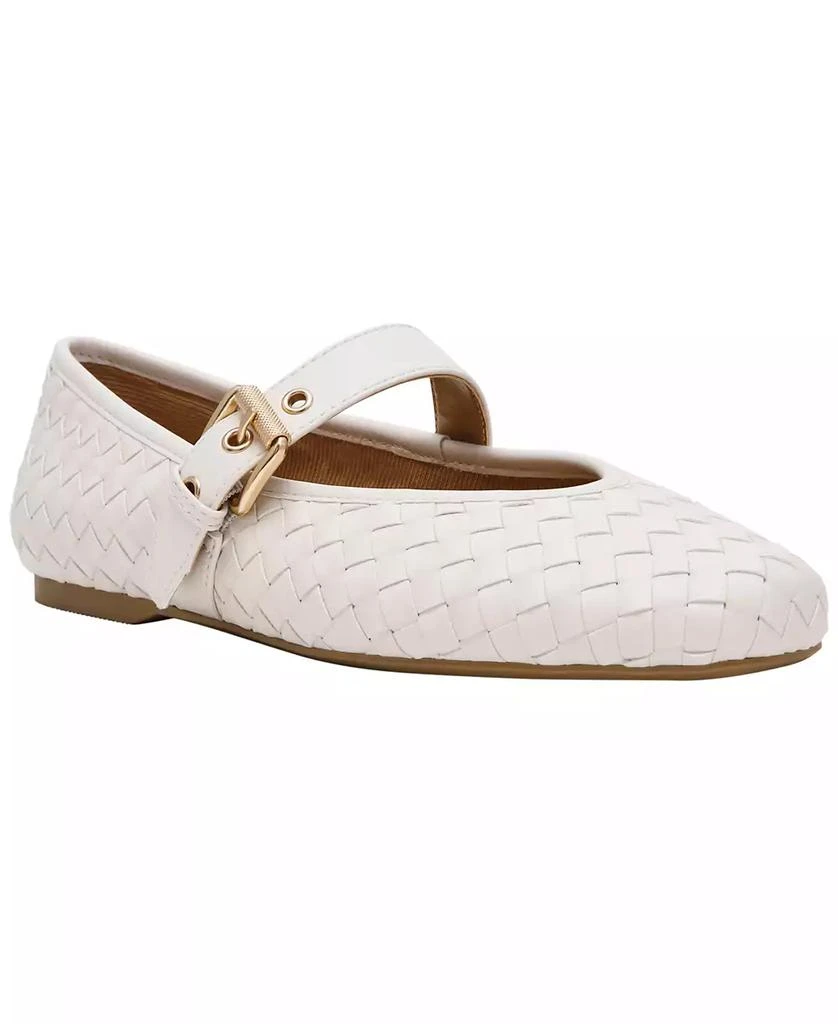 DV Dolce Vita Women's Mulaney Woven Mary Jane Ballet Flats