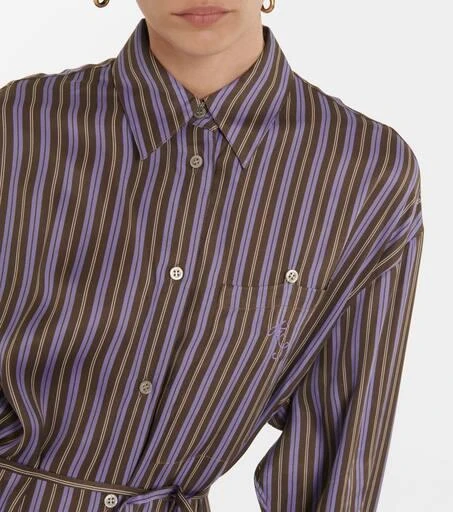 Acne Studios Delestina striped shirt dress 4