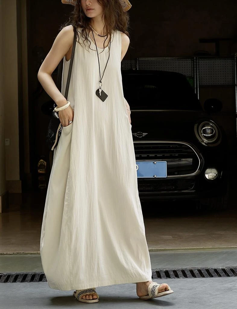 Pixie Market Beige Parachute Dress-PREORDER 7
