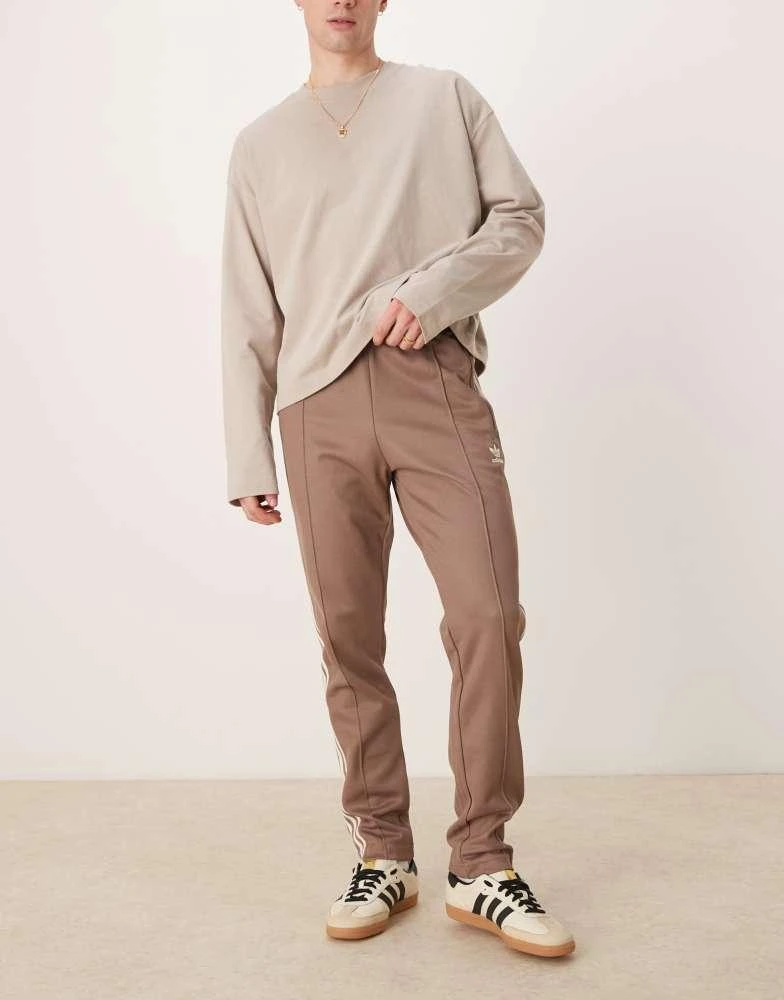 Adidas adidas Originals Classics track pants in brown 3