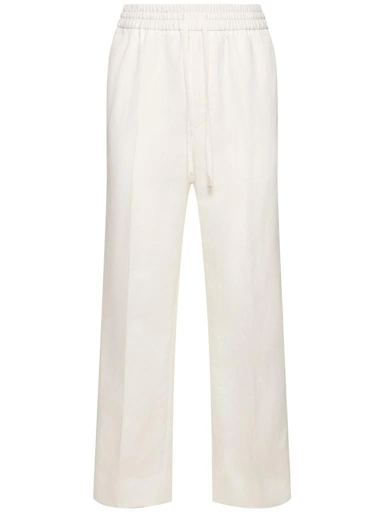 BRIONI Asolo Cotton & Linen Sweatpants 1