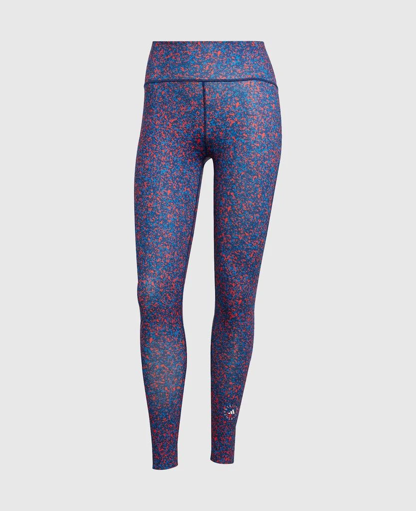 Stella McCartney Stella McCartney - TruePurpose Optime Training Leggings, Woman, Active Red/Bahia Blue/Navy, Size: S 1