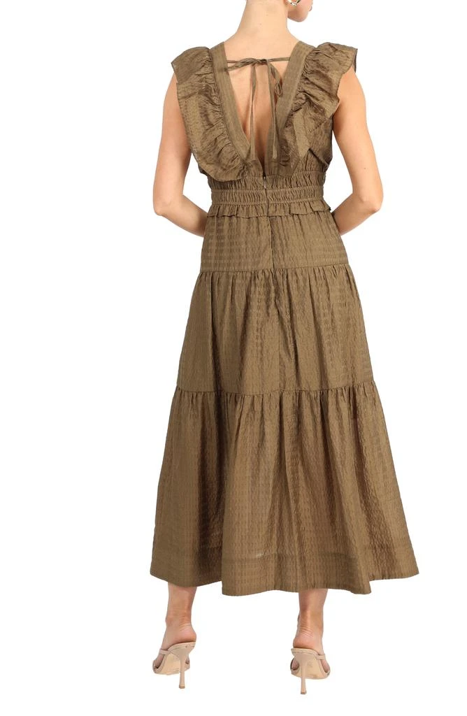 Adelyn Rae Ennie Textured Tiered Midi Dress 2