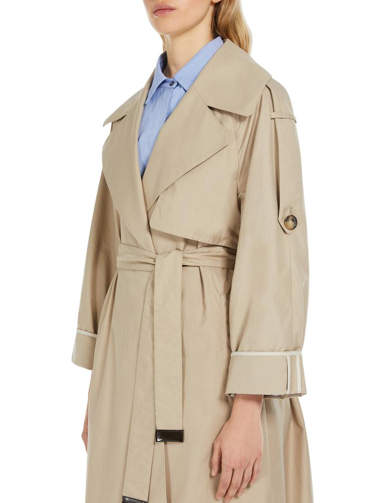 アウターその他 MAX MARA THE CUBE Woman Trench coat Sand 2519021104600 013 Max Mara women's trench coat The Cube Titrench in cotton