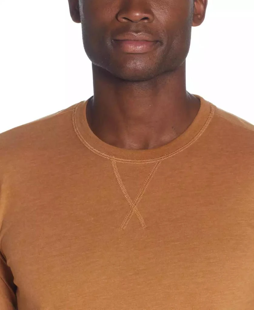 Weatherproof Vintage Men's Long Sleeved Brushed Jersey Crew Neck T-shirt 3
