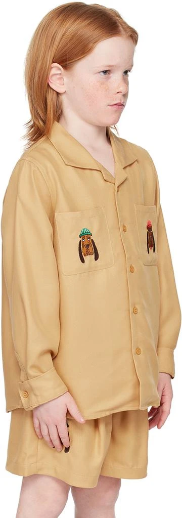 Mini Rodini Kids Beige Bloodhound Shirt 2