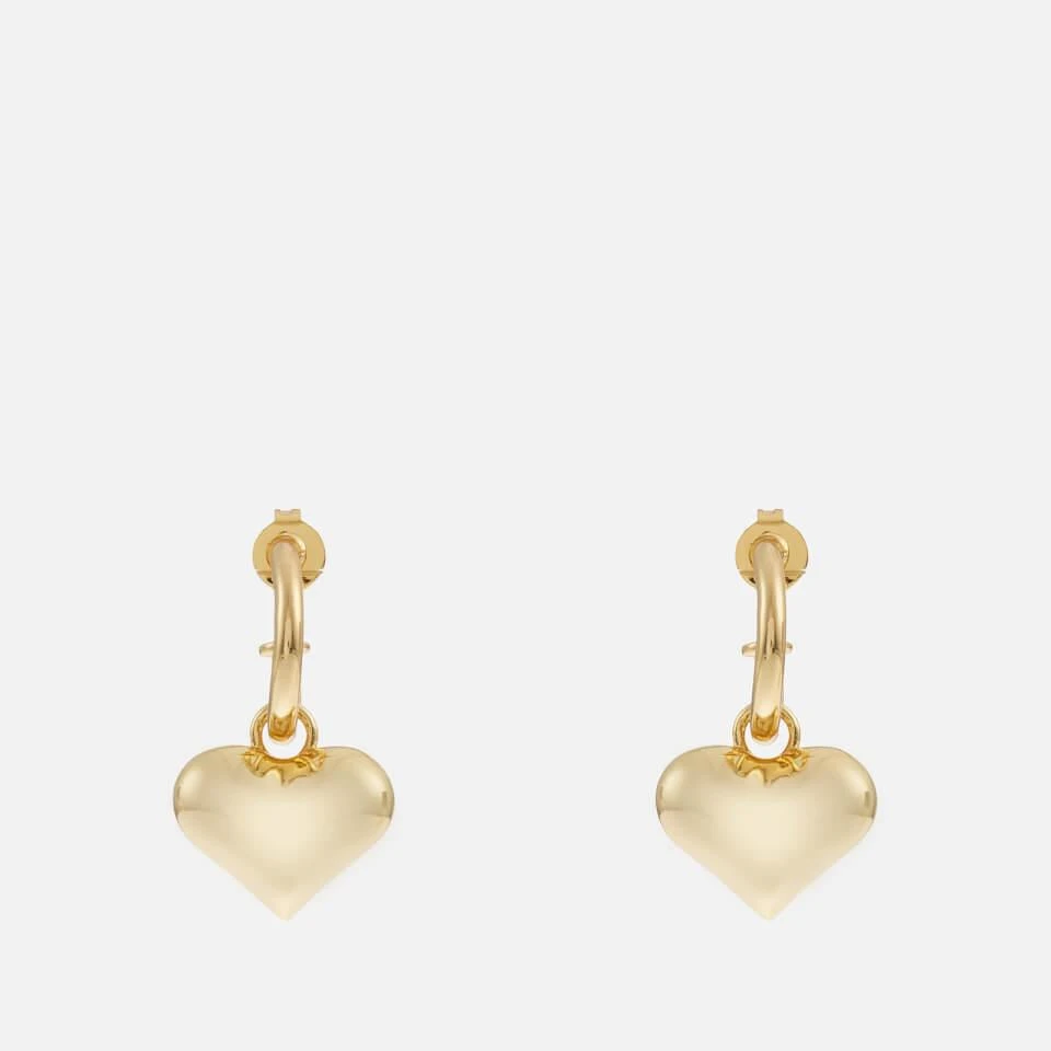 Crystal Haze Crystal Haze Golden Hearts Gold-Plated Earrings 1