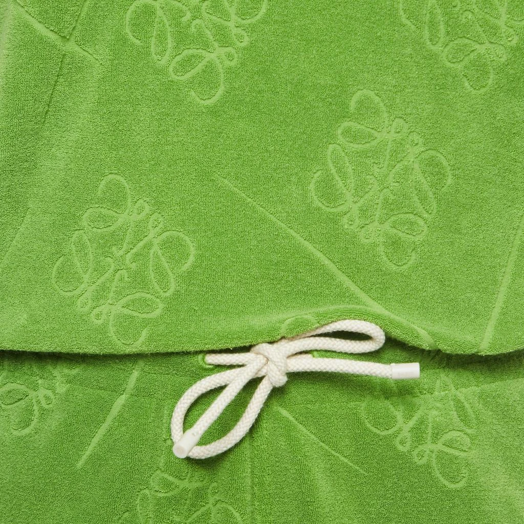 Loewe Loewe X Paula Ibiza Green Anagram Terry Cotton Shirt & Shorts Set M 4