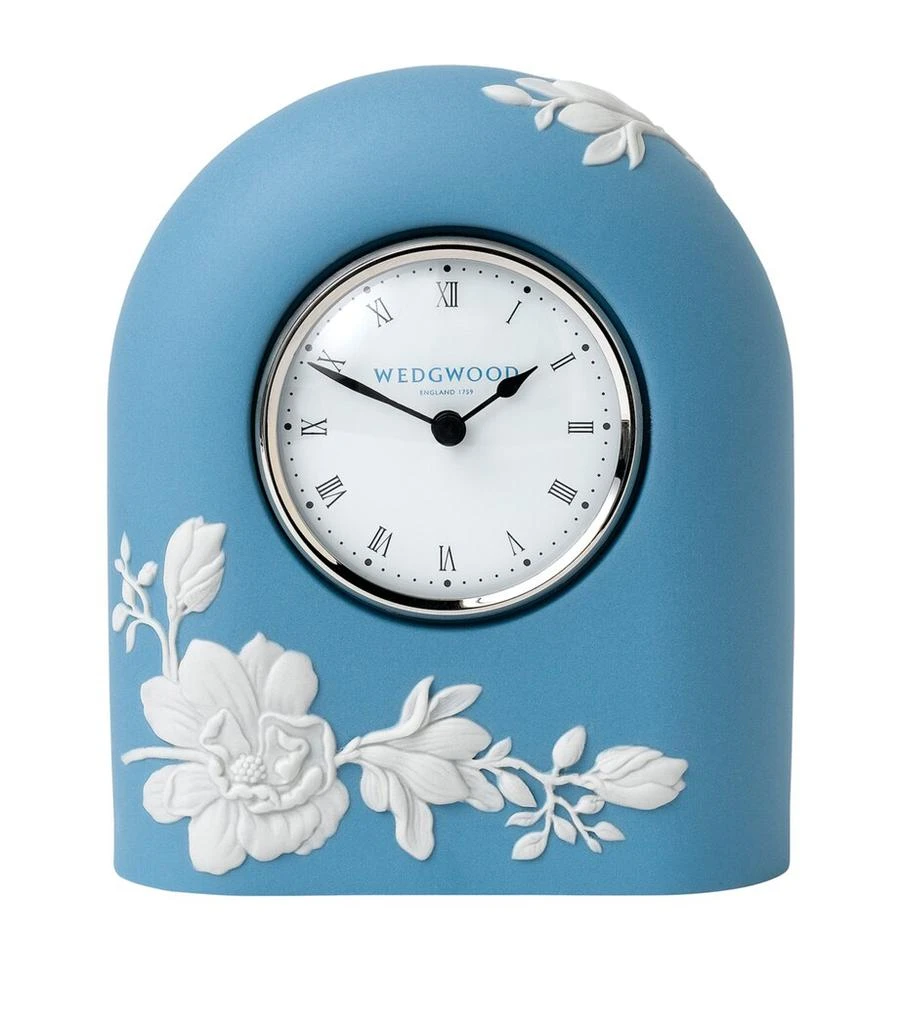 Wedgwood Magnolia Jasper Mantel Clock 1