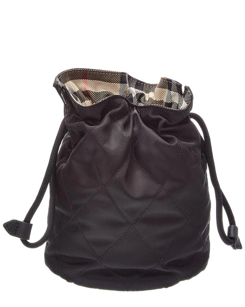 Burberry Horseshoe Quilted Canvas Bucket Bag 2