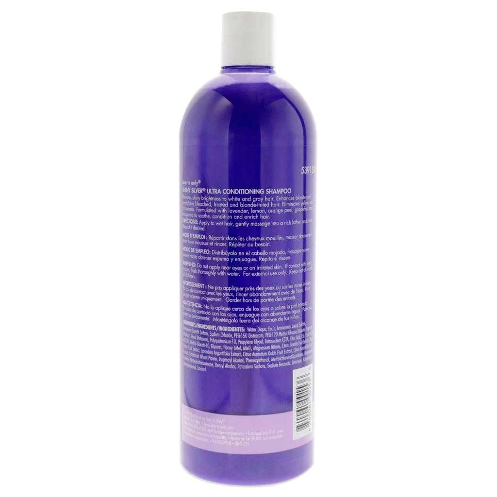 One n Only Shiny Silver Ultra Conditioning Shampoo by  for Unisex - 33.8 oz Shampoo 1