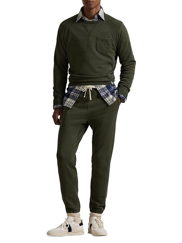 Ralph Lauren Garment-Dyed Fleece Sweatshirt