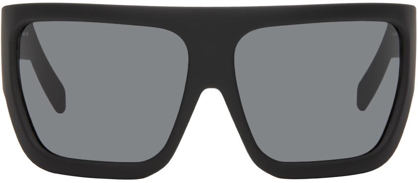 Rick Owens Black Porterville Davis Sunglasses - Sunglasses Rick Owens Black Porterville Davis Sunglasses - Sunglasses