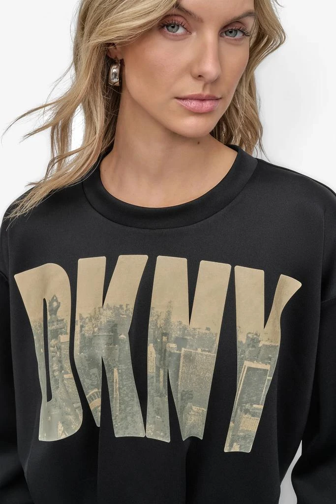 DKNY LONG SLEEVE SOFT HAND SCUBA SOHO CREW 4