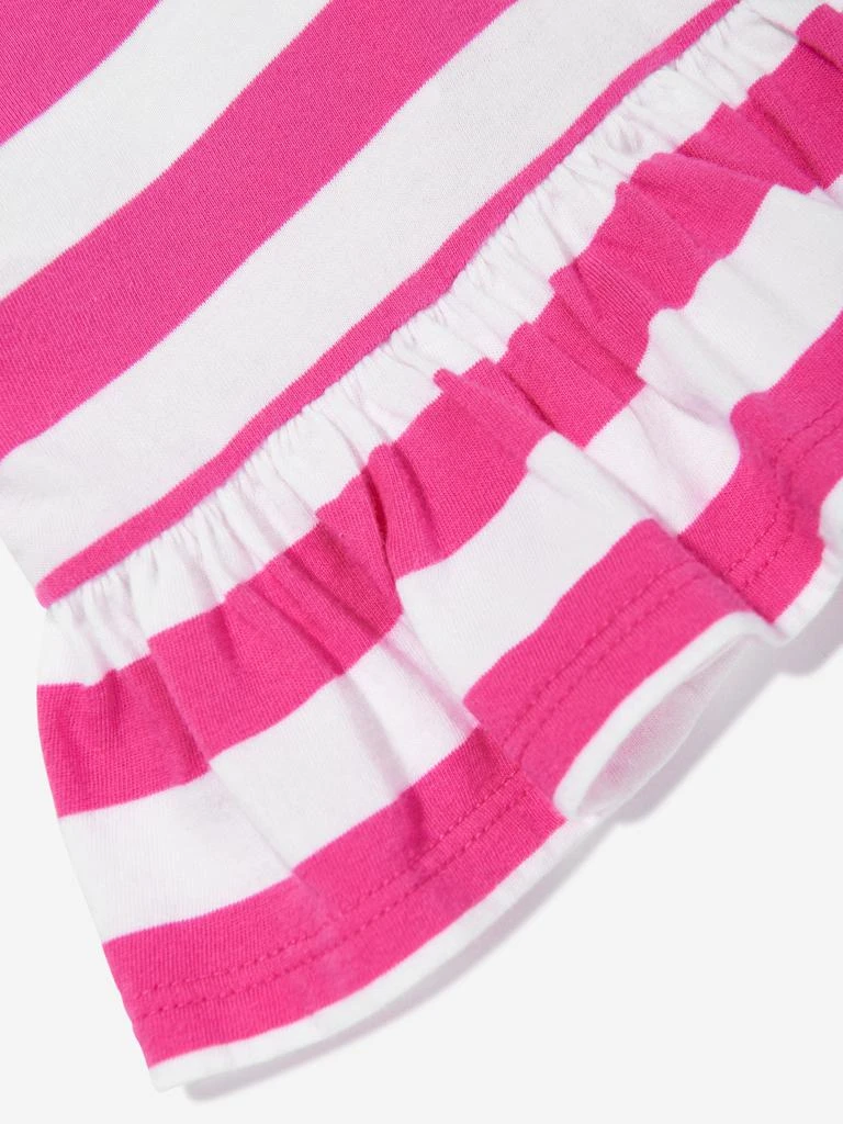 Ralph Lauren Ralph Lauren Baby Girls Striped Polo Bear T-Shirt in Pink 4