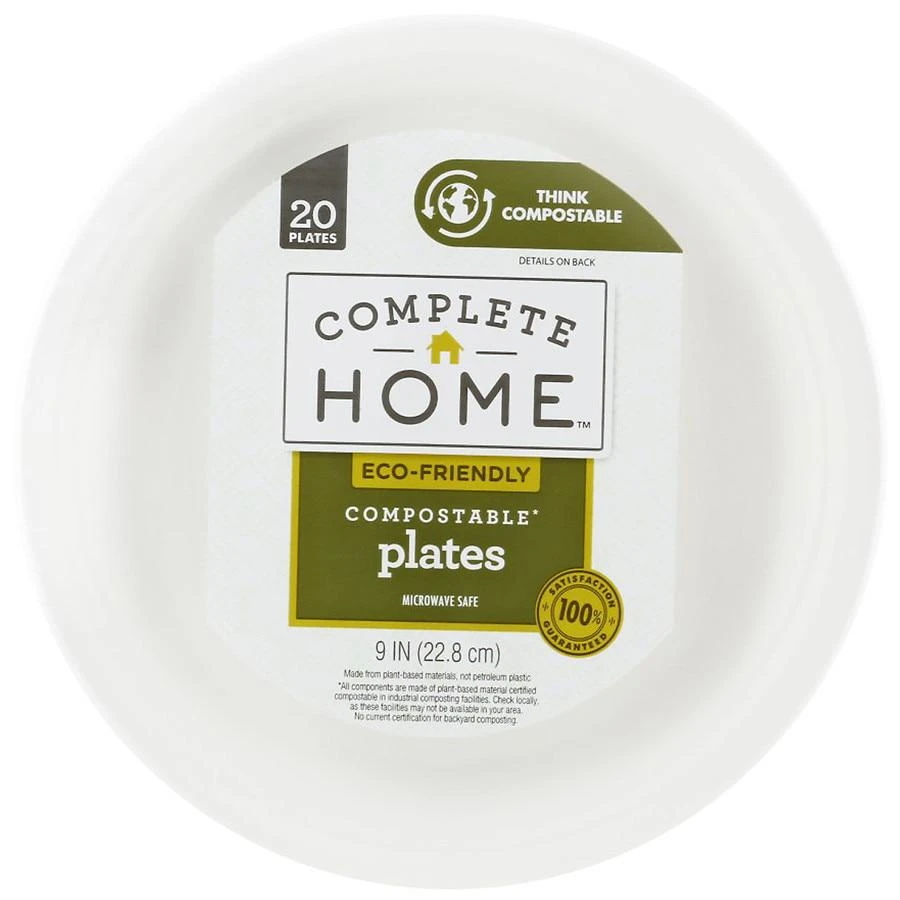 Complete Home Compostable Plates 9 in.
