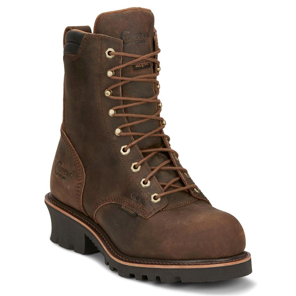 Chippewa Valdor 8 inch Waterproof Composite Toe Work Boots