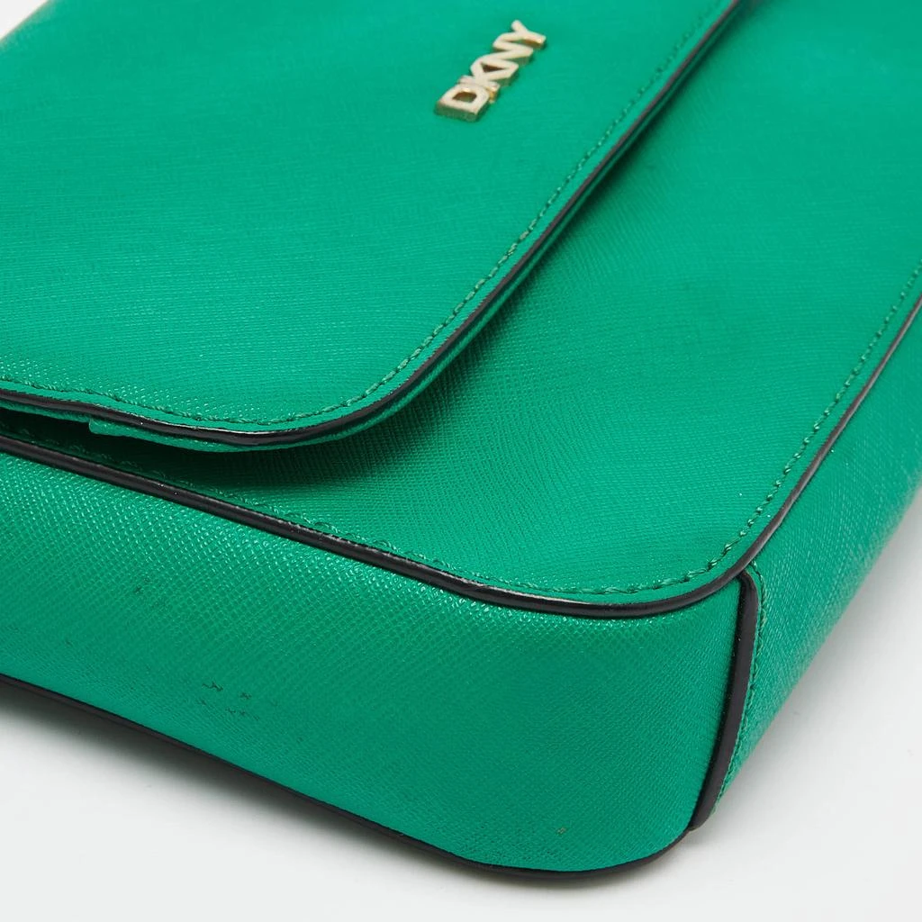 DKNY DKNY Green Leather Bryant Flap Crossbody Bag 10