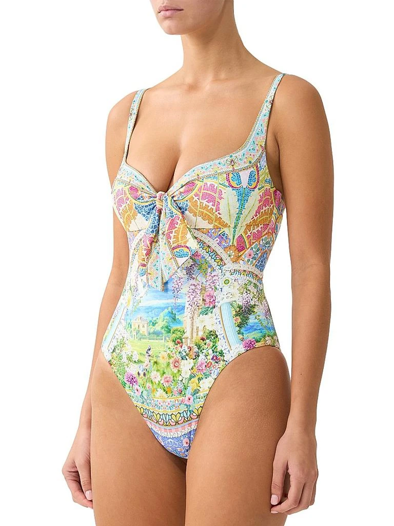 Camilla Navas Nouveau Sweetheart Tie One-Piece Swimsuit 4