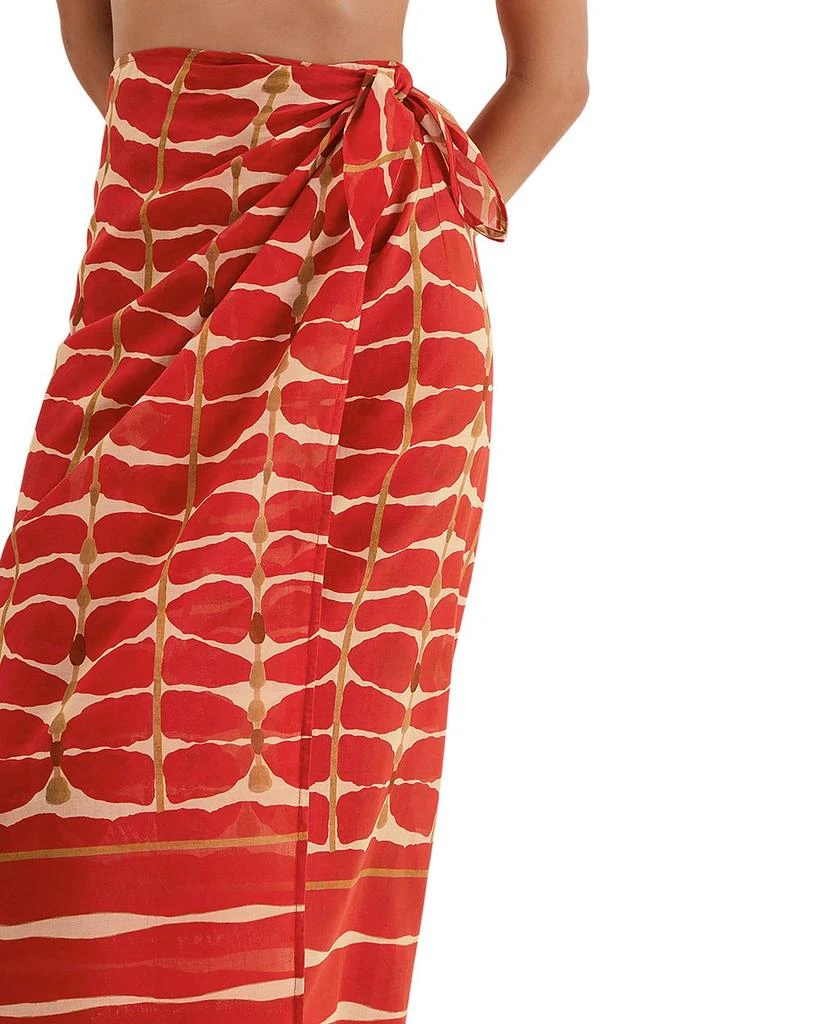 Vix Swimwear ViX Agni Flora Tie Side Cover-Up Skirt 3