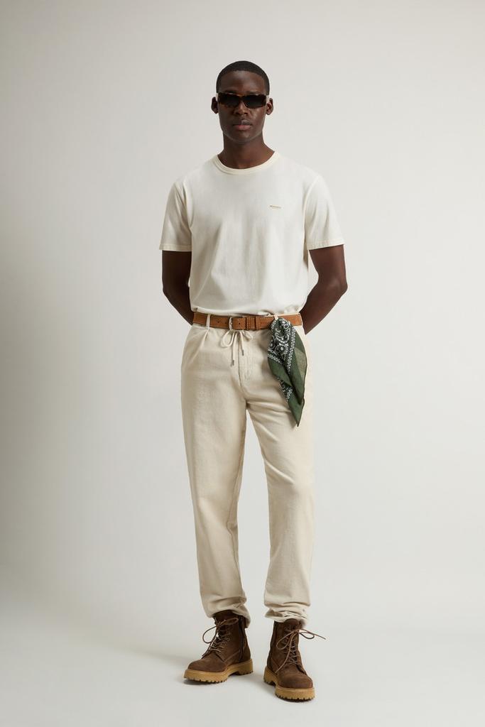 Woolrich T-shirt in Pure Cotton - Men - White