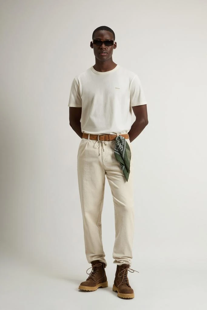 Woolrich T-shirt in Pure Cotton - Men - Blue 2