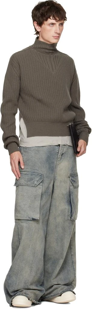 Rick Owens Khaki Concordians Sneakers 5