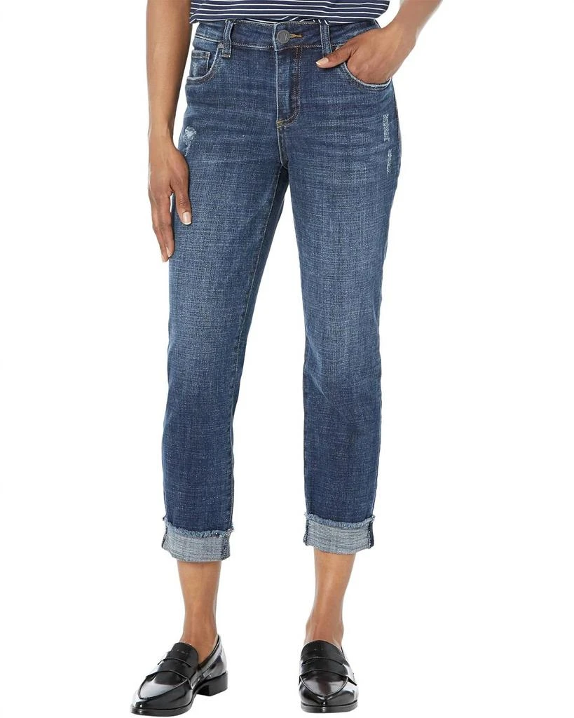 KUT from the Kloth AMY CROP STRAIGHT LEG JEANS 1