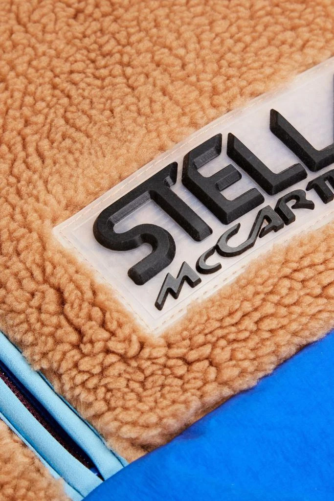 Stella McCartney Marlee oversized paneled fleece and shell hoodie 4
