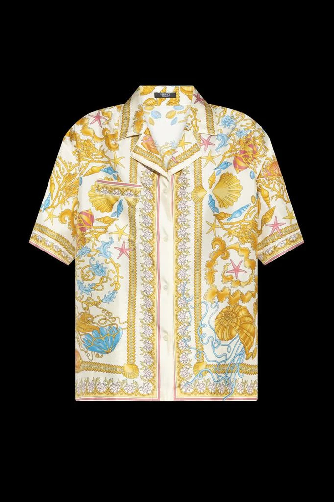 Versace Versace Pattern-Printed Short-Sleeved Shirt 1
