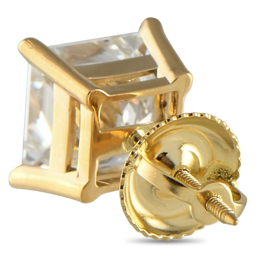 LB Exclusive 14K Yellow Gold 3.34ct Lab-Grown Diamond Earrings MF09-051525
