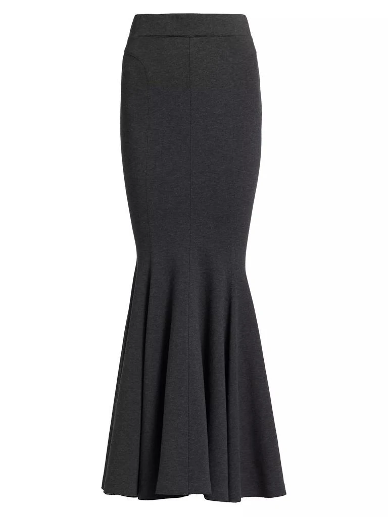 Norma Kamali Jersey Fishtail Maxi Skirt 1