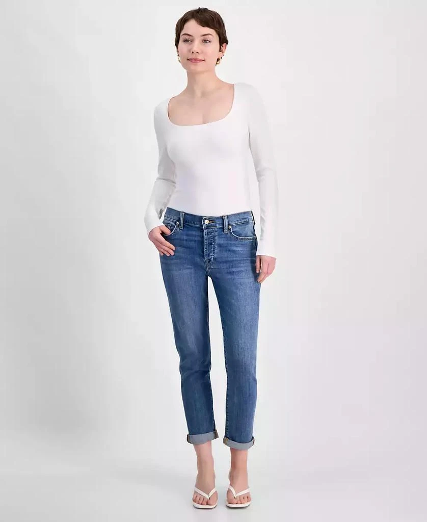 7 For All Mankind Women's Josefina Cuffed Skinny Jeans 1