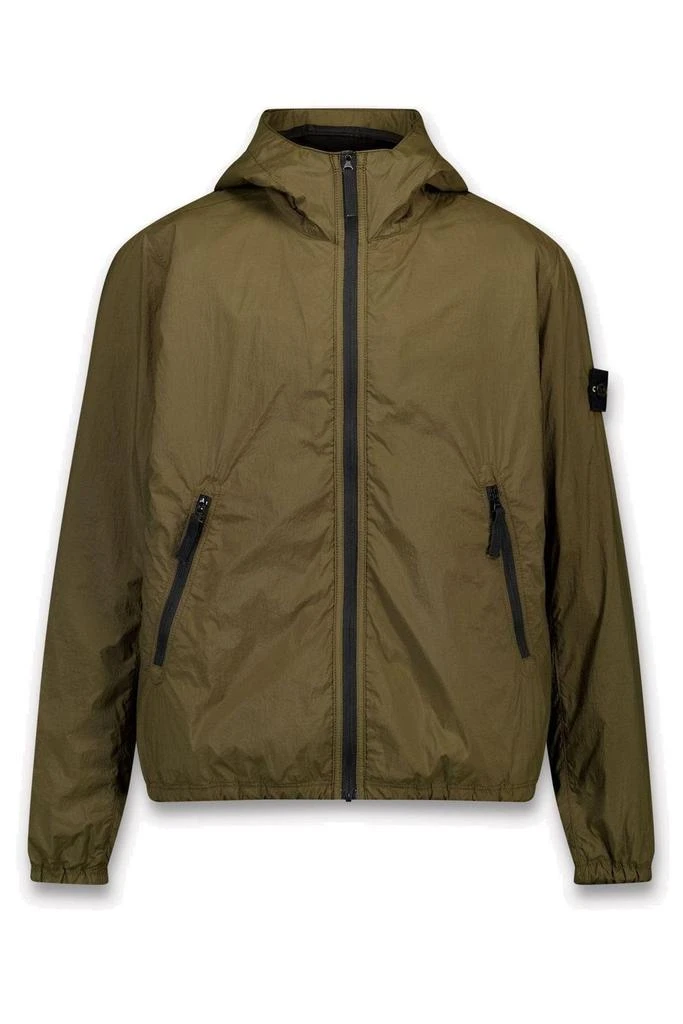 Stone Island Junior Stone Island Junior Logo Patch Parka
