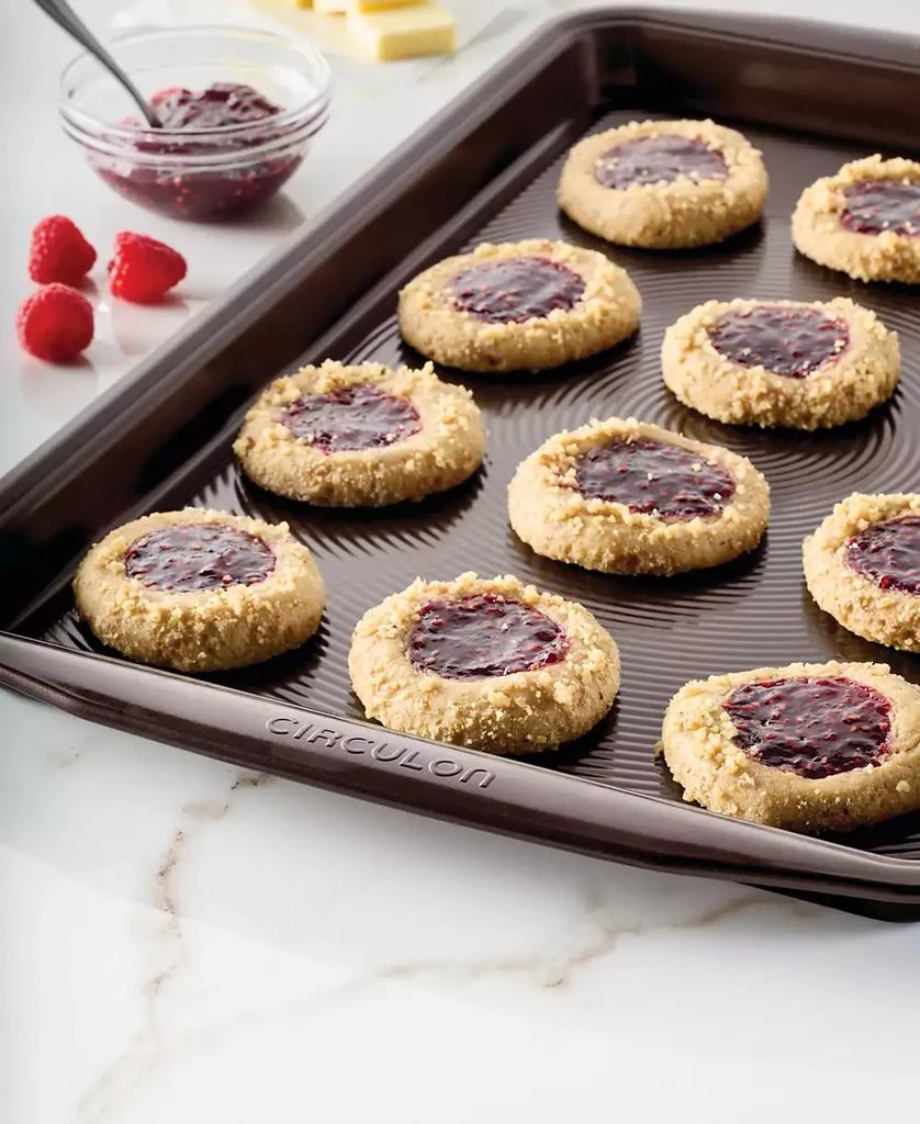 Circulon Symmetry Nonstick Chocolate Brown 11" x 17" Cookie Pan 5