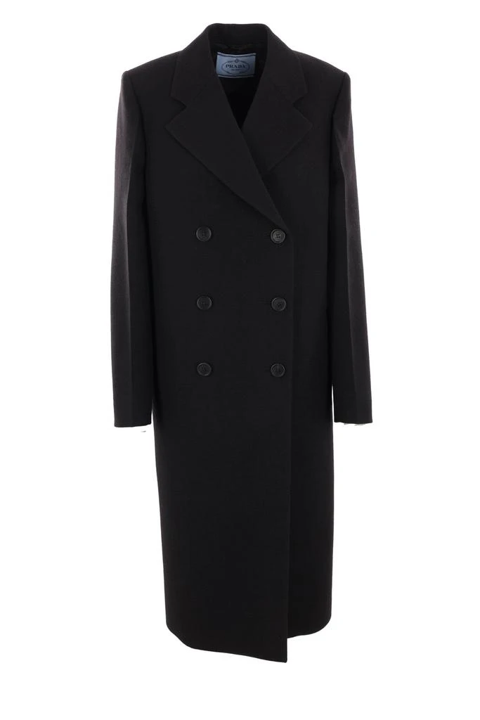 Prada Prada Double-Breasted Long Coat 1