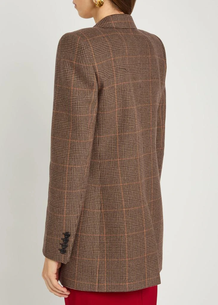 Yves Saint Laurent Houndstooth wool and cashmere-blend blazer 3