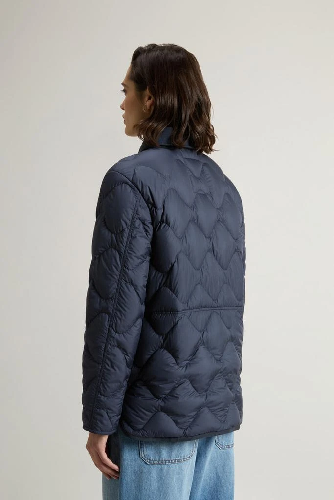 Woolrich Microfiber Heritage Jacket - Women - Blue 3
