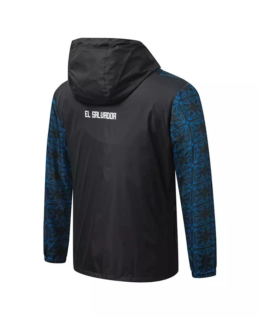 Umbro Men's Black El Salvador National Team Full-Zip Hooded Rain Jacket 3