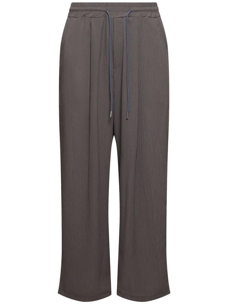 THE FRANKIE SHOP Crinckle Wide Jogging Pants