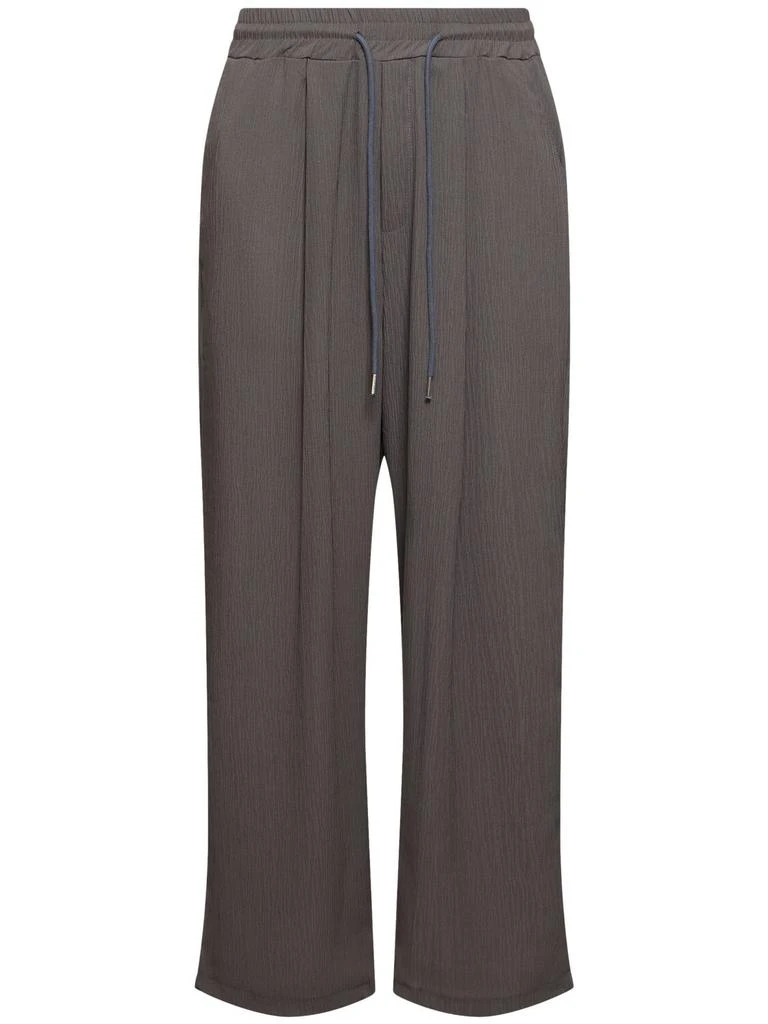 THE FRANKIE SHOP Crinckle Wide Jogging Pants 1