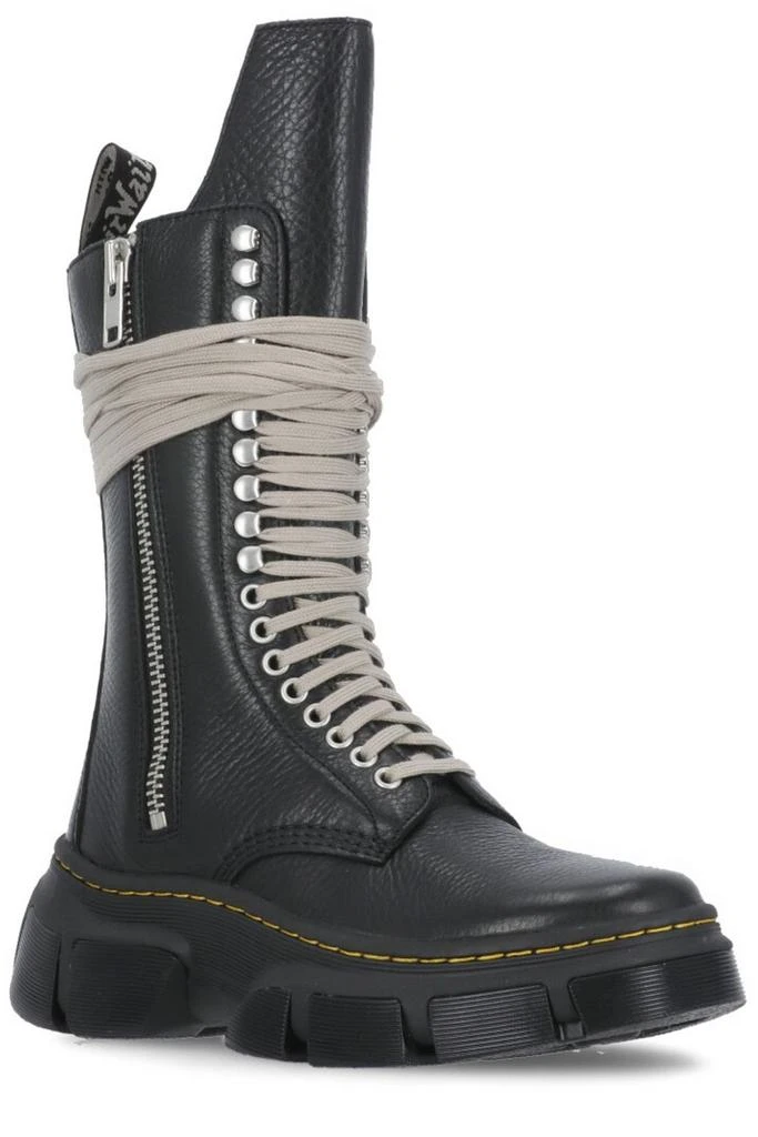 Rick Owens Rick Owens X Dr. Martens 1918 Dmxl Calf Length Boots 2