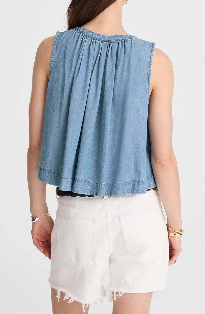 Madewell Denim Button-Up Tank Top 2