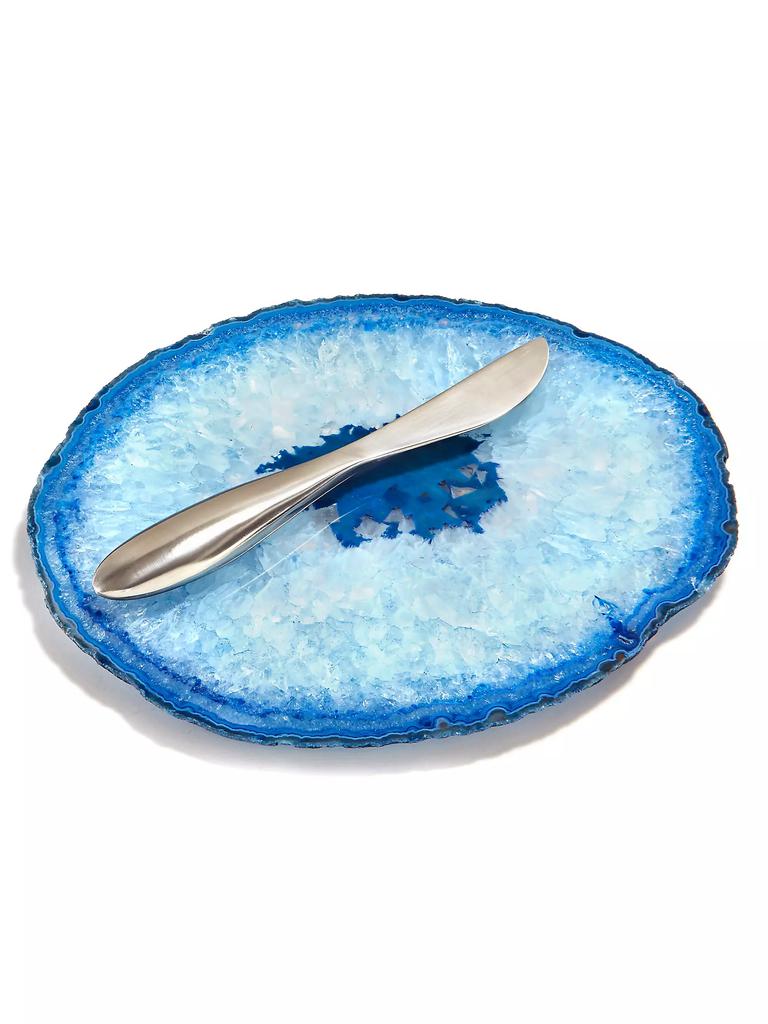 ANNA New York Agate Small Plate & Spreader