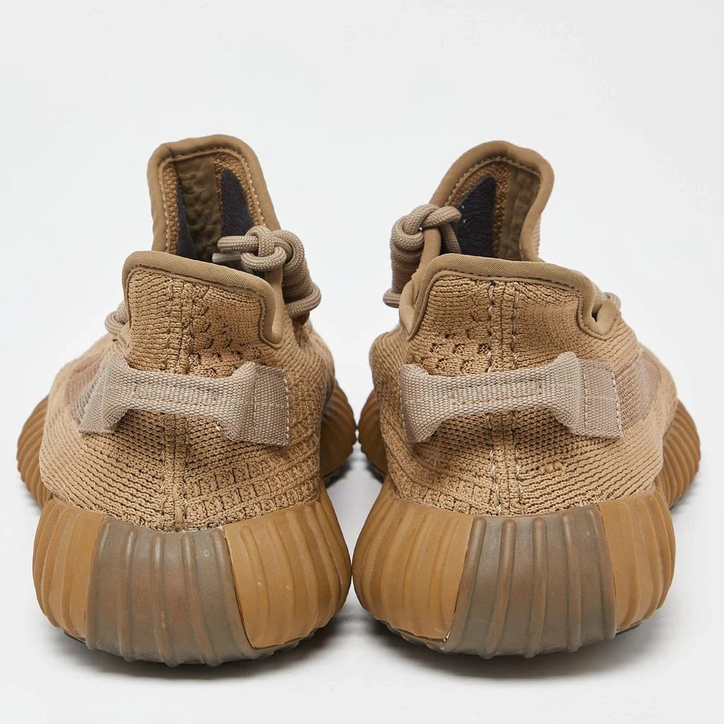 Yeezy x Adidas Brown Knit Fabric Boost 350 V2 Earth Sneakers  display picture 3