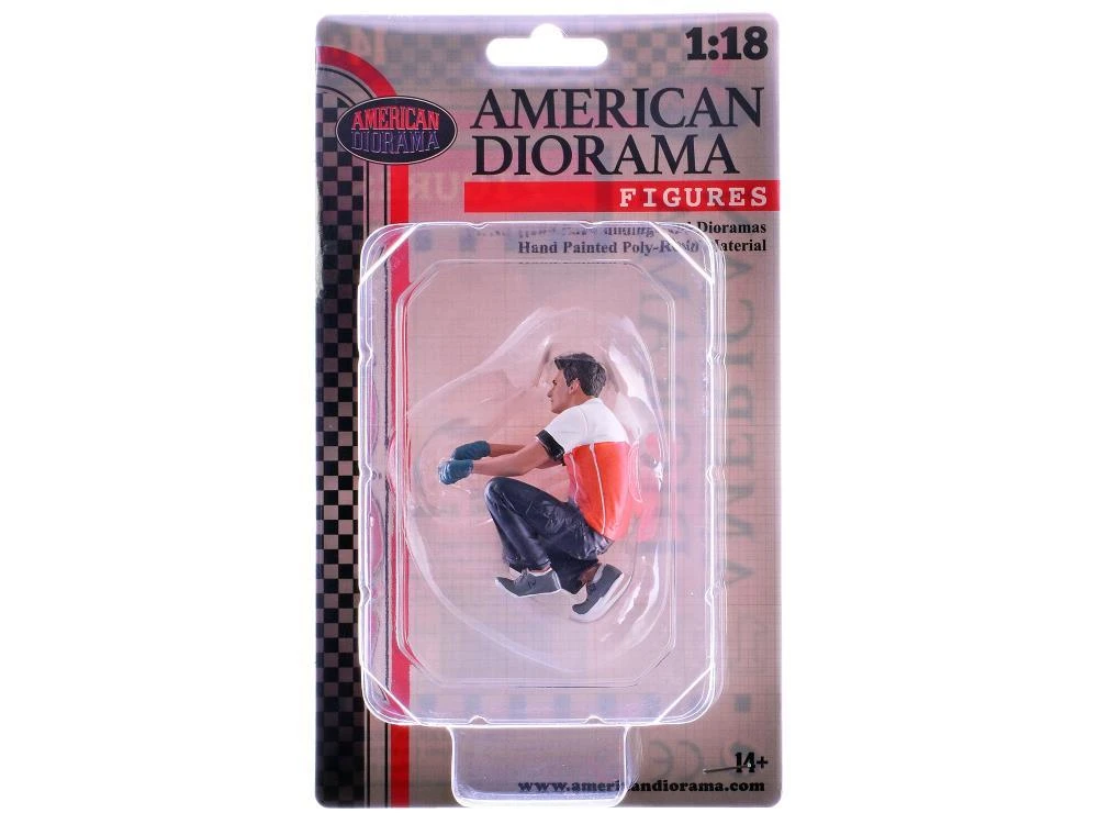 American Diorama "Race Crew" Figure #5 for 1/18 scale models by