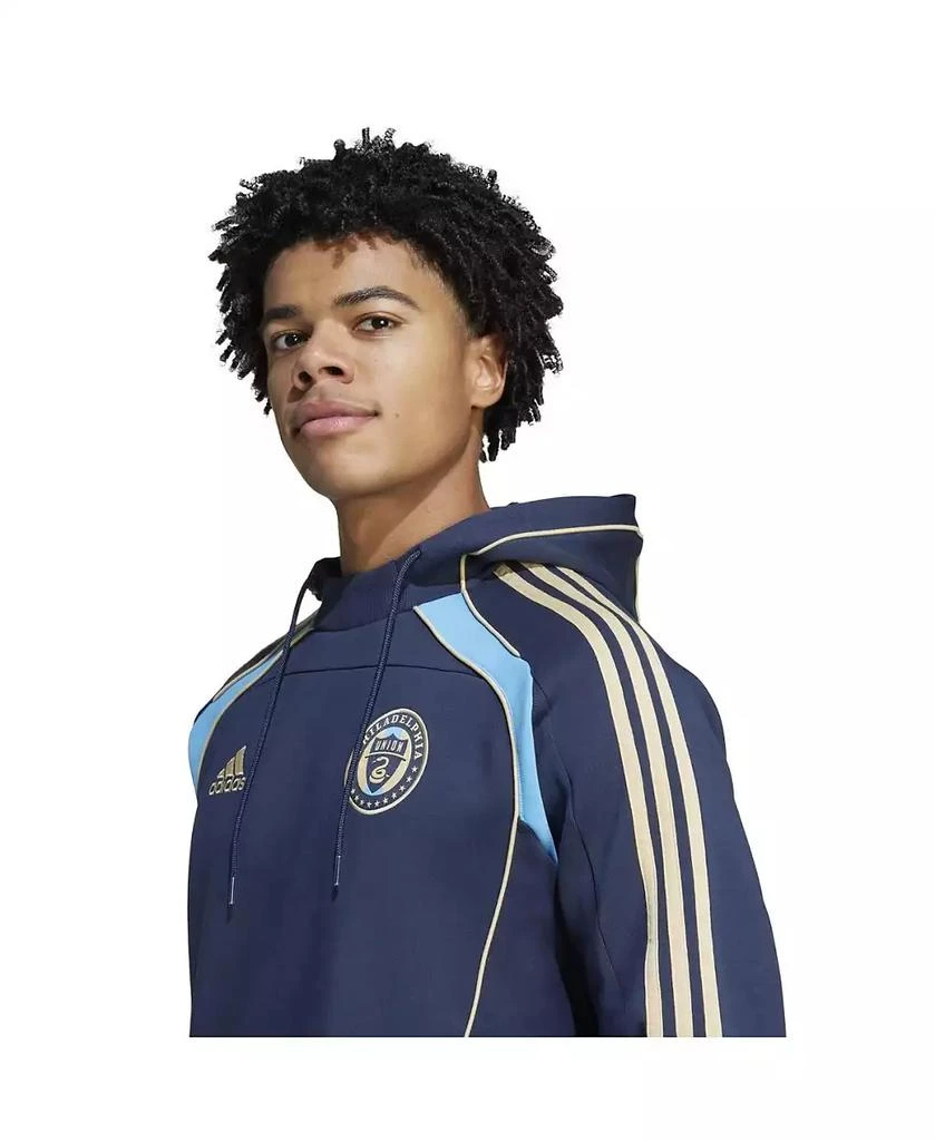Adidas Men's Navy Philadelphia Union 2025 Travel Pullover Hoodie 4