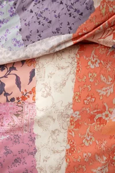 Urban Outfitters Floral Patchwork Ruffle Duvet Cover 4