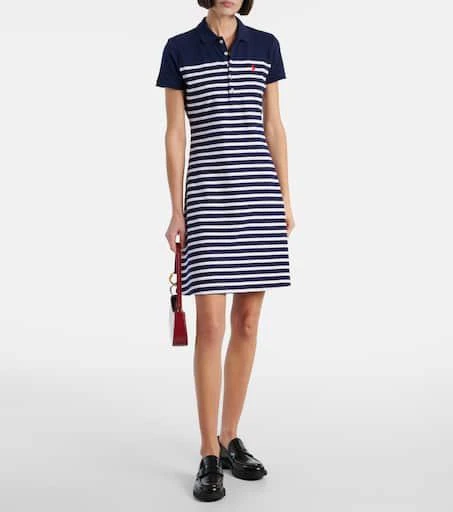 Ralph Lauren Striped cotton-blend polo dress 2